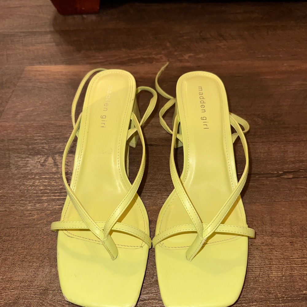 Madden Girl Lemon Strappy Heels